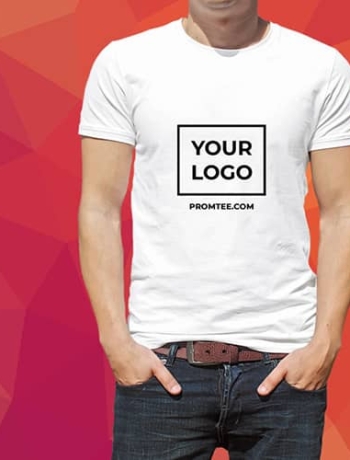 Promtee custom t-shirt printing services: High-quality, personalized t-shirts displayed